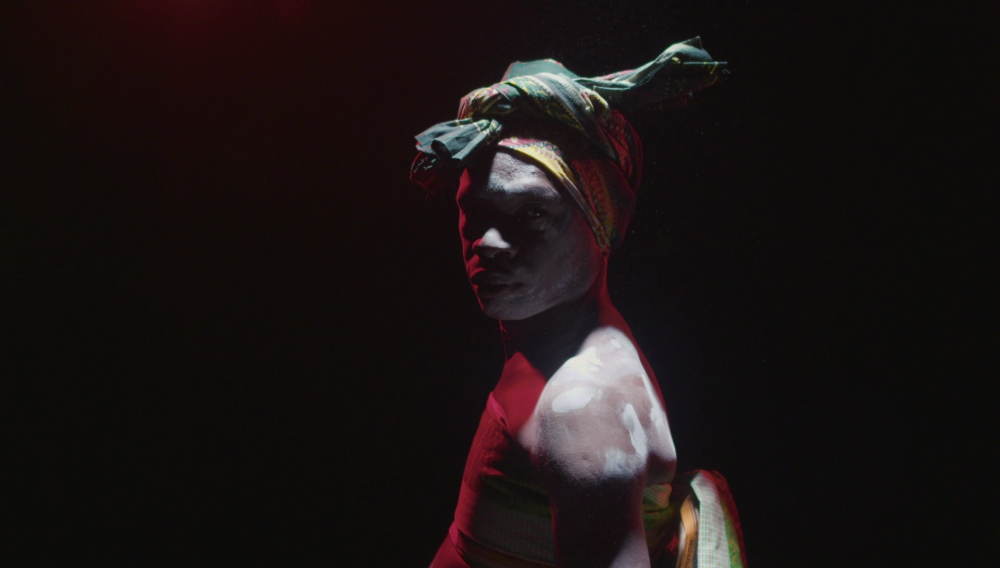 Screenshot of Atanásio Cosme Nyusi from film filmed by Felix Seuffert