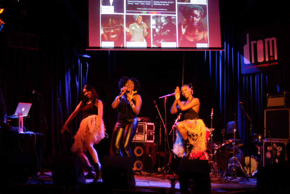 Rafiya sings at Storytellers in Fashion