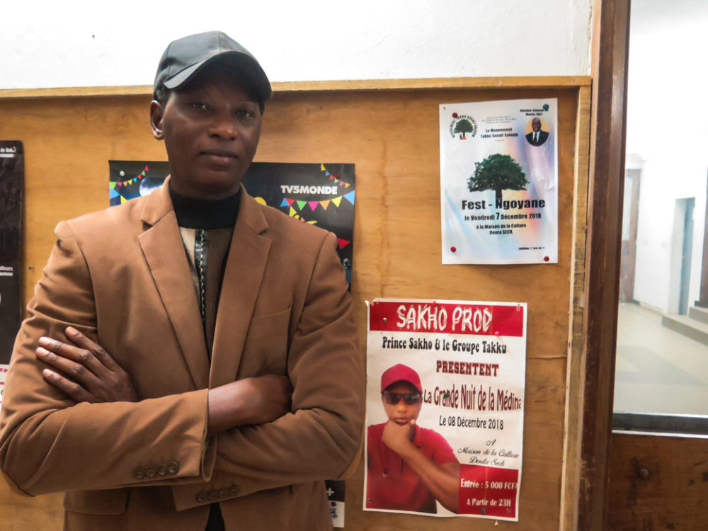 Prince Sacko and concert poster