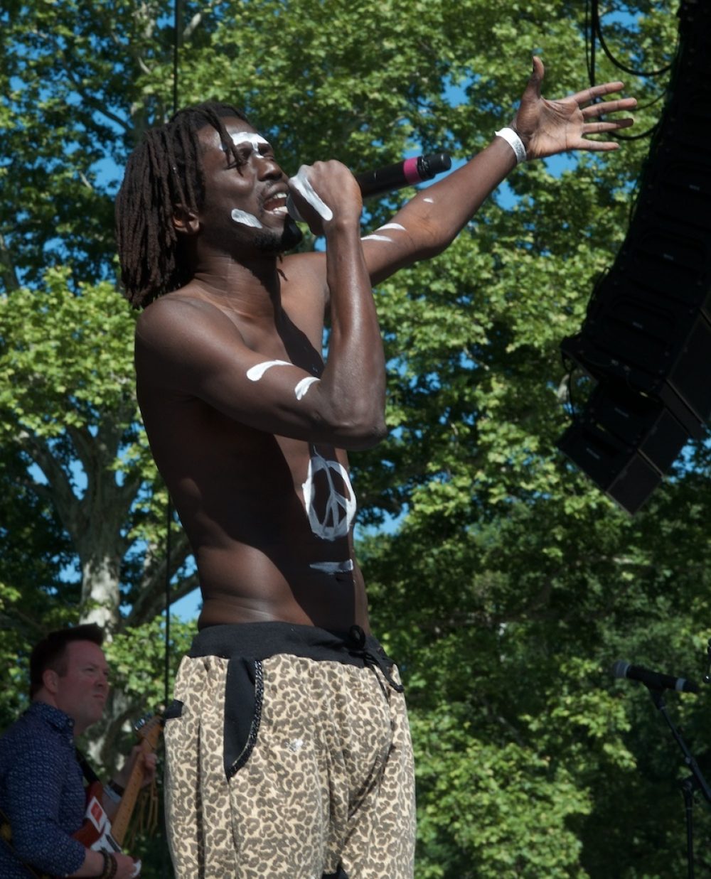 Emmanuel Jal at Central Park Summerstage, NYC (Eyre 2015)