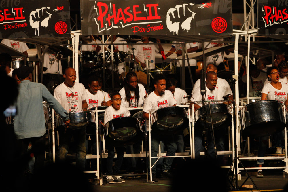 Phase II Pan Groove rockin' on stage