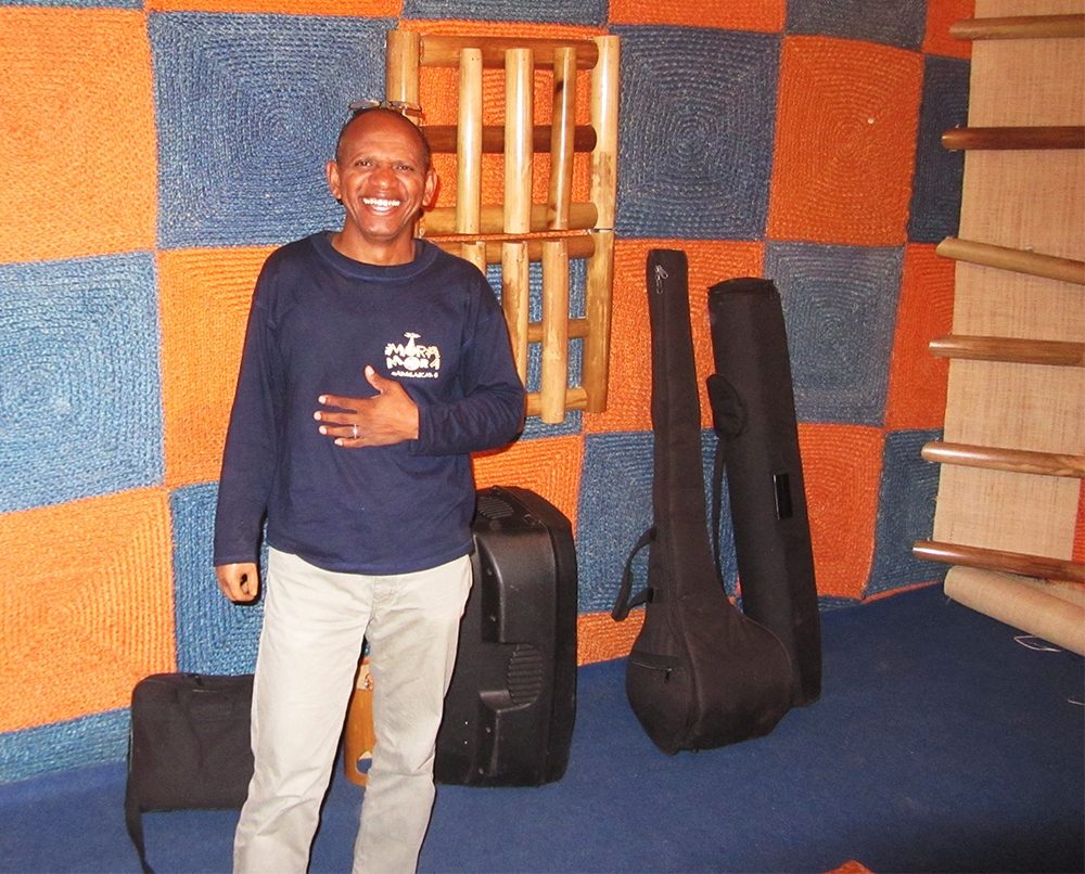 Rajery in his brand new studio, 2014 (Eyre)